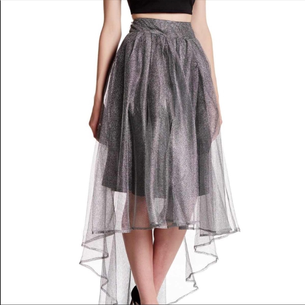 Metallic skirt